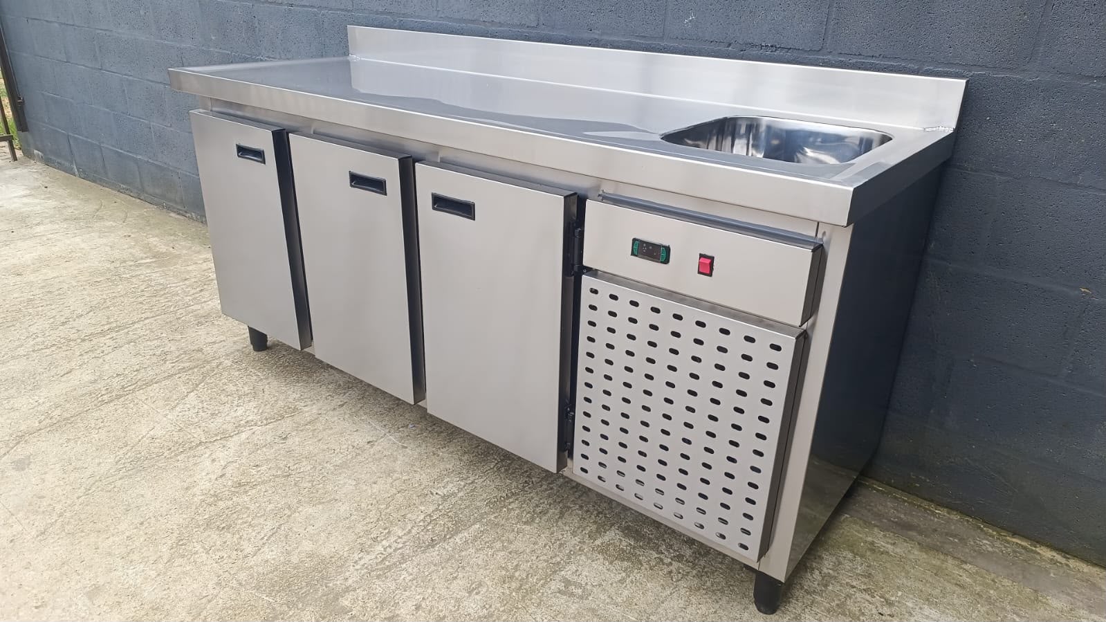 Balcões sob medida fotografados na Borba Refrigeração